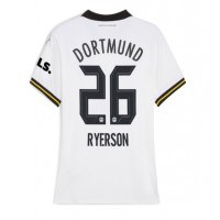 Camisa de Futebol Borussia Dortmund Julian Ryerson #26 Equipamento Alternativo Mulheres 2024-25 Manga Curta